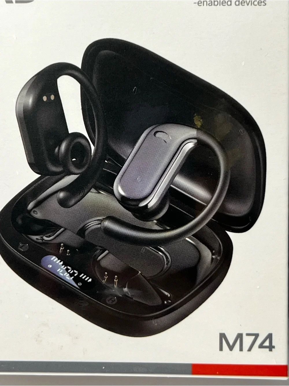 Sound Wizard M74 Wireless Bluetooth Earbuds Noise Cancelling AI Translator Black